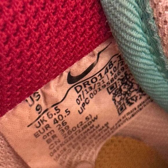 Nike Air Force 1 Low '07 LV8 Year of the Tiger Sneakers Women's Size 9 - Picture 7 of 8